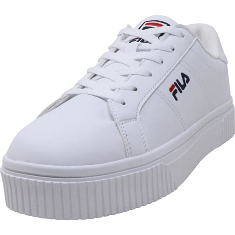 women fila sneakers white leather